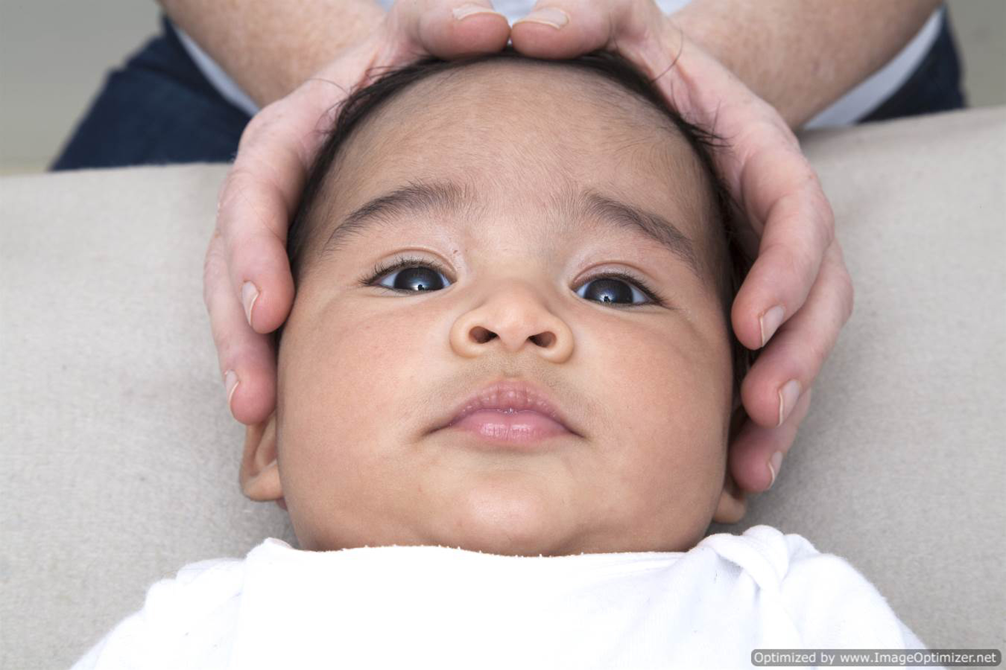 Craniosacral treatment with baby