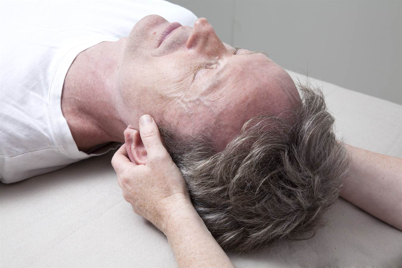 Cranial treatment with an adult client